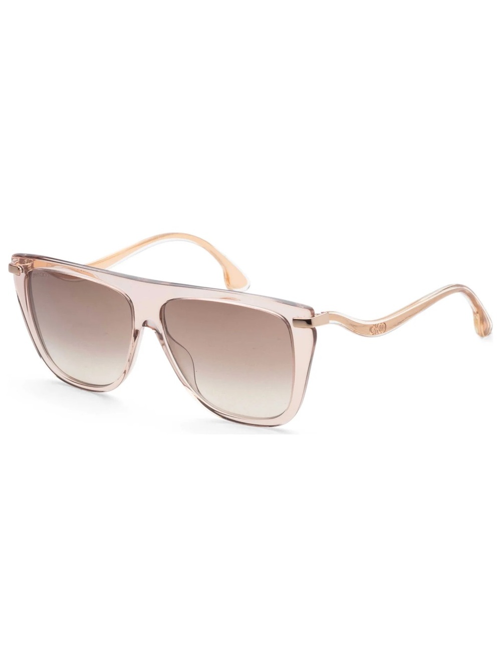 Jimmy Choo Suvi Women's Pink Cat-Eye Sunglasses NWT Full Inclusion